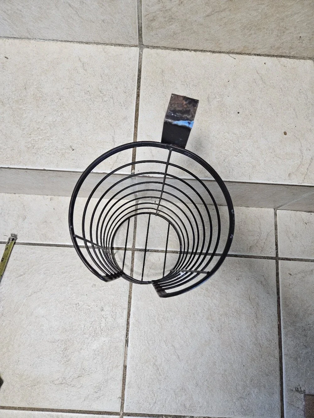 Black wire toilet paper holder #bathroom #toiletpaperholder
